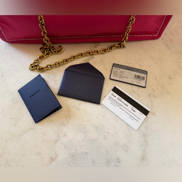 Prada Tessuto chain rare tote purse - Picture 6 of 10